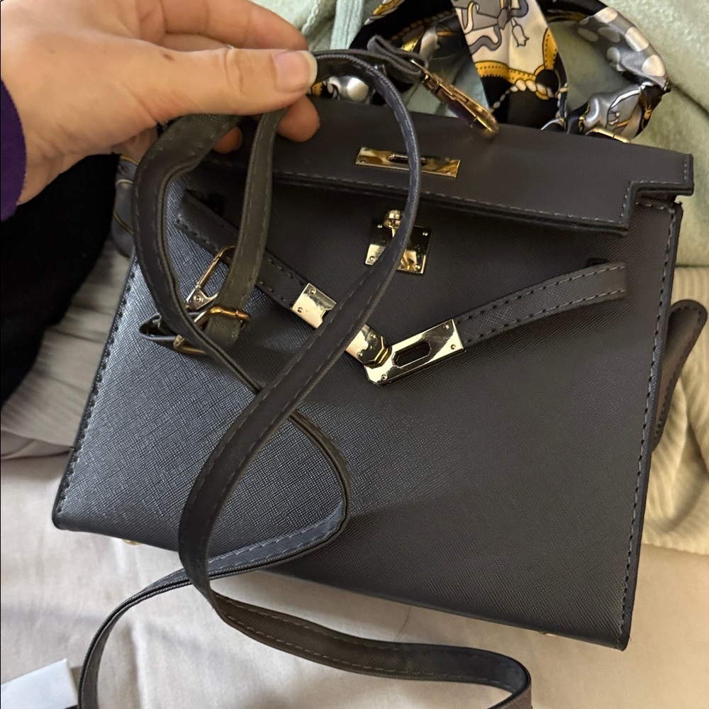Grey Handbag Kelly inspired
